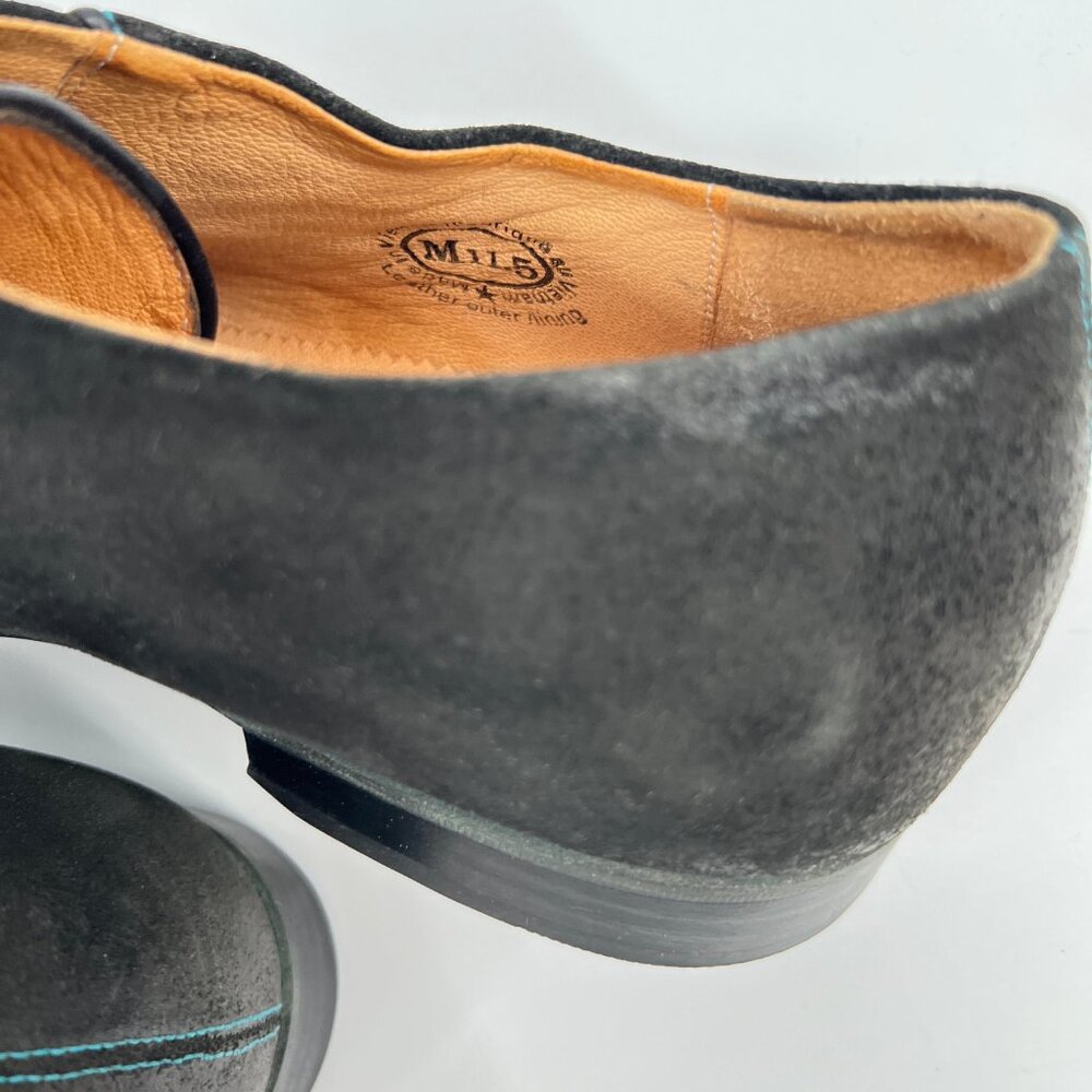 John Fluevog Lace-less Leather Oxfords Shoes - Picture 7 of 8